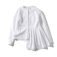 Ld 96 cm, panjang 65 cm. Desain Kemeja Lengan Panjang Wanita Gejorasain