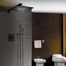 Regendusche Set Unterputz Mit Kopfbrause In Schwarz Zu Gunstigen Preisen Kaufen Duscharmatur Unterputz Duscharmatur Badezimmer Mit Dusche