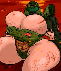Rule34 - If it exists, there is porn of it  doomgal, doomguy  3374837