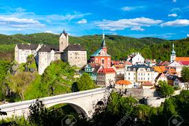 Loket Castle With Town Czech Republic Stock Photo Picture And Royalty Free Image Image 38600965