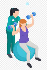 White female nurse helping a male patient stretch for physical therapy recovery in a hospital bed #1282611 by djart. Physical Therapy Clipart 5321574 Pinclipart