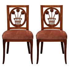 Fine Rare Pair Of Early Art Deco Chairs By Andre Groult France Circa 1915 Fine Rare Pair Of Side Chair Art Deco Chair Art Deco Furniture Art Deco Design