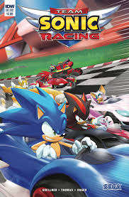 Gambar keren sonic hitam putih. Team Sonic Racing One Shot Idw Publishing