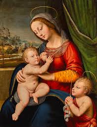 What activities did you try to improve his reading, writing, and speaking abilities? Madonna And Child With The Infant Saint John The Baptist Painting By Antonio Del Ceraiolo
