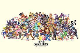 Super Smash Bros Ultimate Video Game Poster In 2021 Smash Bros Super Smash Bros Video Game Posters