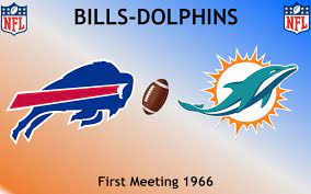 1966 National Football League 1st Bills Dolphins Buffalo Bills Miami Dolphins Bills Dolphins Nfl L244 Football Rivalries Dolphins National Football
