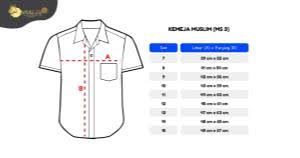 Halo saya ingin menanyakan apakah bisa ukuran pakaian di hitung berdasarkan tinggi, berat dan umur ? Size Chart Kaos Anak