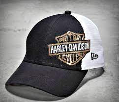 Harley Davidson Reg Women S Sequin Trucker Baseball Cap 99501 15vw Harley Davidson Women Harley Davidson Hats Harley Davidson Clothing