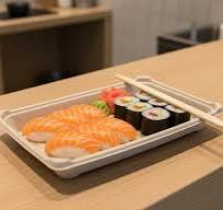 We're excited to offer our eco-friendly bagasse sushi trays ...