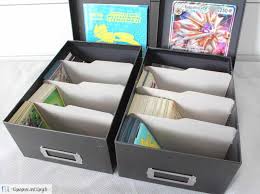 Greeting card organizer sports card organizer trading card organizer business card organizer card organizer box business card holder baseball card organizer card organizer tray. Diy Pokemon Storage Box