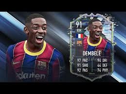 Ricordate di controllare sempre prima nel vostro club se sono disponibili carte utili con stesso overall e che in elaborazione…… overall e stats ufficiali ousmane dembele flashback. Video Fifa Review