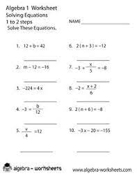 The assemblage of printable algebra worksheets encompasses topics like translating phrases, evaluating and simplifying algebraic expressions, solving equations, graphing linear and quadratic equations, comprehending linear and quadratic functions, inequalities. Algebra Worksheets Algebrasheets Profile Pinterest
