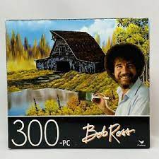 Bob ross was the iconic host of the most recognized, most watched art show in tv history, â€œthe joy of paintingâ€, which aired on pbs from 1983 to the big g series of bob ross jigsaw puzzles is the perfect way to connect with your inner child and to pass time in the company of friends and family. Bob Ross Painting 300 Piece Jigsaw Puzzles Landscape Rustic Barn By Bob Ross 639277792105 Ebay