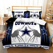 Dallas Cowboys 3pcs Bedding Set Duvet Cover Pillowcases Us Twin Full Queen King Ebay In 2021 Bedding Set Duvet Covers Bed