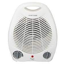 1 500 Watt Electric Portable Fan Heater With Adjustable Thermostat 985100342m The Home Depot Office Fan Portable Heater Space Heater