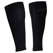 Danish Endurance Graduated Calf Compression Sleeves Large Black