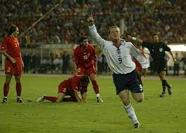 Wayne Rooney First Goal For England Against Macedonia 2003 England Football Team Wayne Rooney England Football