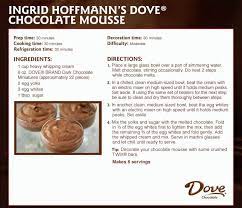 Dove Dark Chocolate Mousse Recipe Dove Chocolate Chocolate Mousse Chocolate Mousse Recipe