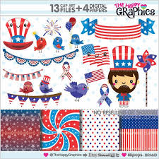 You can use these pictures as per your choice. 4th Of July Clipart 4th Of July Graphics Commercial Use Etsy In 2021 Fourth Of July Crafts For Kids 4th Of July Clipart Kawaii Clipart