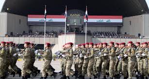 من الاحتلال إلى الدولة الإسلامية. Ø§Ù„Ø¹Ø±Ø§Ù‚ ÙŠÙ†Ø¸Ù… Ø§Ø³ØªØ¹Ø±Ø§Ø¶Ø§ Ø¹Ø³ÙƒØ±ÙŠØ§ Ø§Ø­ØªÙØ§Ø¡ Ø¨Ù†ØµØ± Ø§Ù„Ù…ÙˆØµÙ„