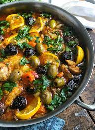 Moroccan Chicken Thighs Recipe Tagine Recipes Chicken Recipes Moroccan Food