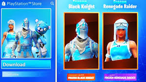 The renegade raider skin is a rare fortnite outfit from the storm scavenger set. New Frozen Legends Pack 2 In Fortnite Frozen Renegade Raider Black Knight Youtube