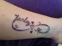 Infinity Tattoo With My Children S Name On Wrist Infinity Tattoo On Wrist Tattoos For Kids Wrist Tattoos For Women