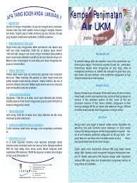 Akta industri perkhidmatan air (ipa). Penjimatan Air