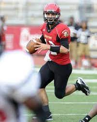 Rafe Chapple Is The Last In A Long Line Of Brothers To Play Quarterback At Greater Atlanta Christian The Senior Is Also Football Helmets Quarterback Football