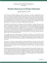 Being able to write a great paper will benefit you but if you cannot speak the words you place. Position Statement On Science Education Pdf Free Download