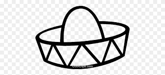 Retro black and white happy mexican mariachi guitarist #1101532. Mexican Hat Royalty Free Vector Clip Art Illustration Mexican Clipart Black And White Stunning Free Transparent Png Clipart Images Free Download