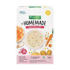 Lebih banyak susu formula & makanan bayi dari promina. Jual Promina 8 Homemade Salmon Kentang Wortel Bubur Bayi 100 G Terbaru Juni 2021 Blibli