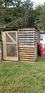 Maybe you would like to learn more about one of these? Pallet Chicken Shack Built From Upcycled Lumber Repurposed Screws And Used Feed Bags Diy Chicken Coop Plans Easy Diy Chicken Coop Diy Chicken Coop