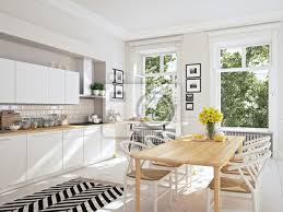 Die hohe qualität der fsc zertifizierten fototapeten von komar garantiert ihnen eine leichte handhabung und ein langlebiges wohnerlebnis. Moderne Nordic Kuche Im Loft Wohnung 3d Darstellung Fototapete Fototapeten Luxus Haus Appartment Skandinavisch Myloview De