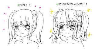 簡単 キャラクターの顔 横顔の描き方 髪の毛を描くコツ 描き方 顔 描き方 スケッチのテクニック