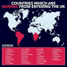 The red list travel ban bans mean that a person who has travelled through such a listed country in the past ten days will not be allowed to enter hotel quarantine and other quarantine exemptions. Holidays Red List Of Countries With Mandatory Uk Hotel Quarantine To Expand On Monday Travel News Travel Express Co Uk