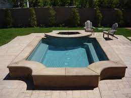 We build sun splash pools with the finest materials and most advanced constructuion techniques to ensure a reliable safe pool. Raised Spa Attached Firepit Pool Shapes Splash Pool Plunge Pool