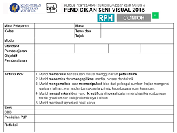 Pendidikan seni visual sering dipandang rendah dan dianggap sebagai matapelajaran yang tidak berapa penting dalam oleh sesetengah ibu bapa menurut satu kajian, pelajar yang mengambil mata pelajaran seni lulus dengan keputusan 100%. Taklimat Rph Pendidikan Seni Visual Penyediaan Rekod Ppt Download
