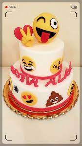 Torta Emoticon Emoji Cake Pumpkin Cake Birthday Cakes For Teens