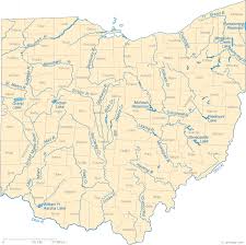 Ohio Lake Map River Map And Water Resources In 2019 Ohio