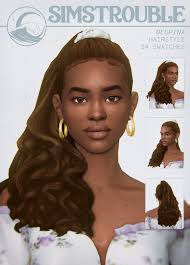 Sims 4 hairstyles cc • custom content downloads. 29 Super Cute Sims 4 Curly Hair Cc To Add To Your Cc Folder Maxis Match Free To Download Must Have Mods