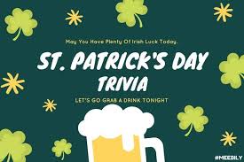 This covers everything from disney, to harry potter, and even emma stone movies, so get ready. 70 St Patrick S Day Trivia Questions Answers Meebily