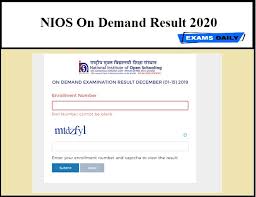Direct link to check nios 10th, 12th result 2021. Nios Result 2020 Out