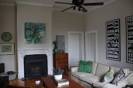 Our Lounge Room Walls In Porter S Icelandic Stone With Trims In Dulux Antique White Usa Combustion Firebox Sitting Room Decor Antique White Usa Home Decor