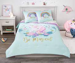 Dream Street Unicorn Twin Full 3 Piece Comforter Set Big Lots In 2021 Comforter Sets Kids Bedding Sets Bedding Sets