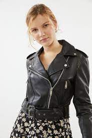 Avec Les Filles Leather Cropped Moto Jacket Urban Outfitters Leather Jacket Girl Cropped Moto Jacket Leather