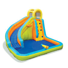 Amp it up with a hoard of water balloons and you have yourself one heck a. Banzai Splash N Blast Kids Outdoor Backyard Inflatable Water Slide Park 28140 For Sale Online Ebay