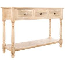 Rustic Wood Sofa Table Distressed White Console Foyer Entryway Storage Shelf Needfulthings Country Wood Sofa Table Wood Sofa Sofa Table