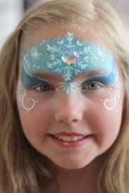 Nadine S Dreams Face Painting Calgary Frozen Face Paint Elsa Face Paint Maquillage Reine Des Neiges Maquillage De Fete