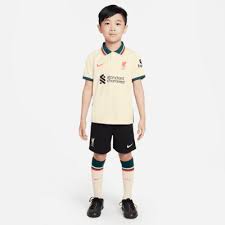 Shop at the official online liverpool fc store for this season's ladies home kit, and take advantage of our fast worldwide delivery. Liverpool F C 2021 22 Away Younger Kids Football Kit Nike Ae